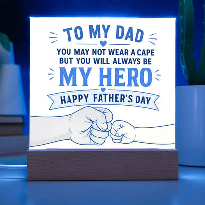 Illuminated Acrylic Plaque – Father's Day Gift for Dad ShineOn Fulfillment