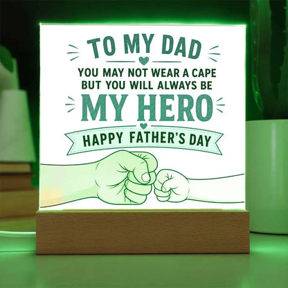 Illuminated Acrylic Plaque – Father's Day Gift for Dad ShineOn Fulfillment