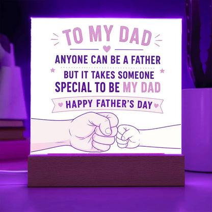 Illuminated Acrylic Plaque – Father's Day Gift for Dad ShineOn Fulfillment