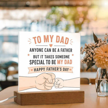 Illuminated Acrylic Plaque – Father's Day Gift for Dad ShineOn Fulfillment