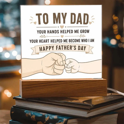 Illuminated Acrylic Plaque – Father's Day Gift for Dad ShineOn Fulfillment