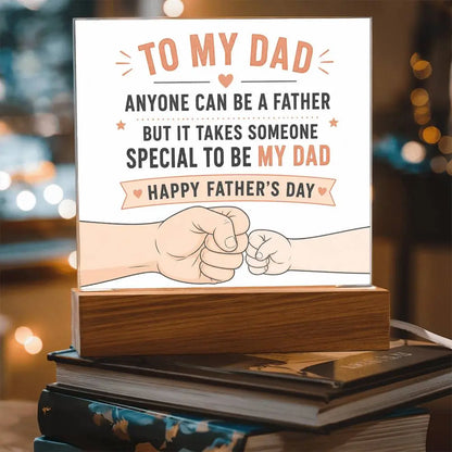 Illuminated Acrylic Plaque – Father's Day Gift for Dad ShineOn Fulfillment