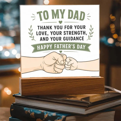 Illuminated Acrylic Plaque – Father's Day Gift for Dad ShineOn Fulfillment