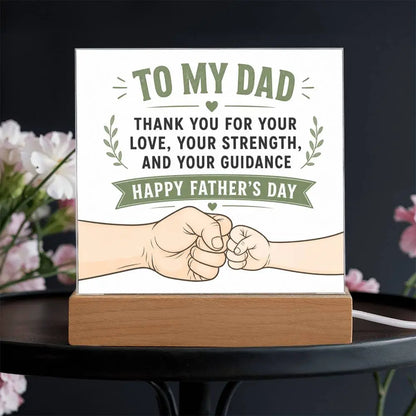 Illuminated Acrylic Plaque – Father's Day Gift for Dad ShineOn Fulfillment