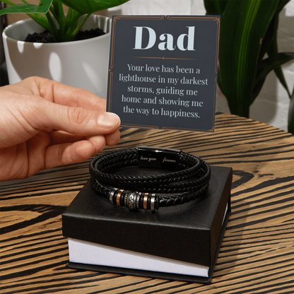 The Lighthouse Dad Bracelet: A Gift That Honors the Man Who Guided You Home
