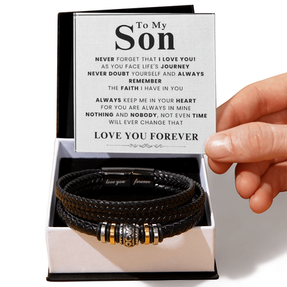 The Faith and Love Son Bracelet: A Lifelong Reminder That He's Never Alone