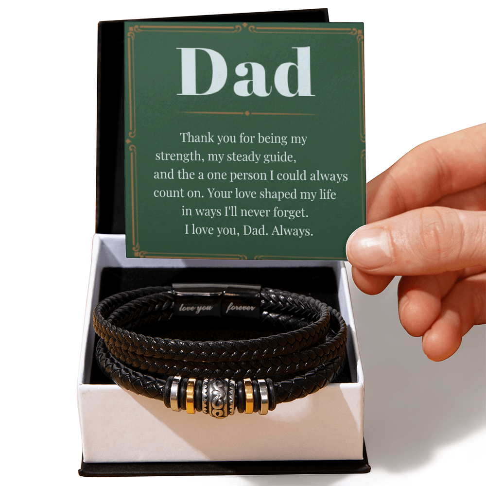 The Everlasting Bond Dad Bracelet: A Daily Reminder of Your Gratitude and Love