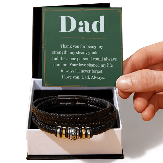 The Everlasting Bond Dad Bracelet: A Daily Reminder of Your Gratitude and Love