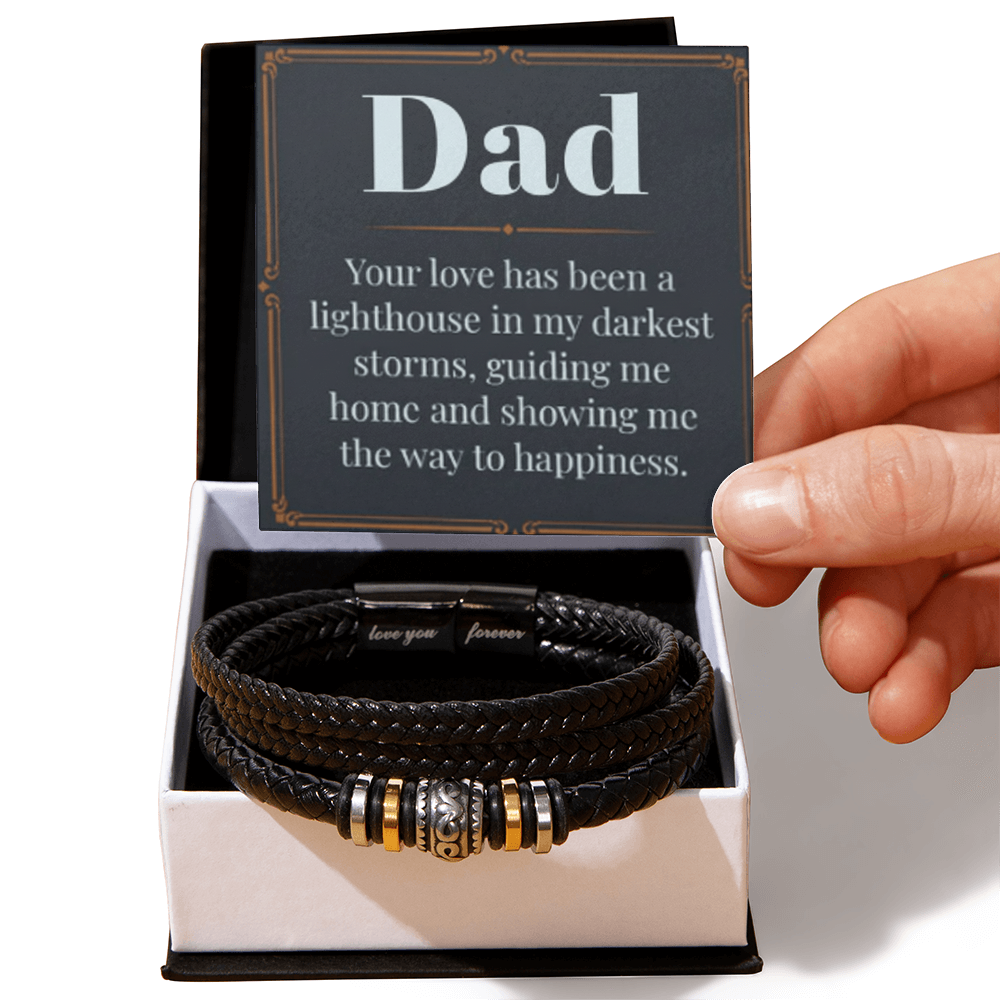The Lighthouse Dad Bracelet: A Gift That Honors the Man Who Guided You Home