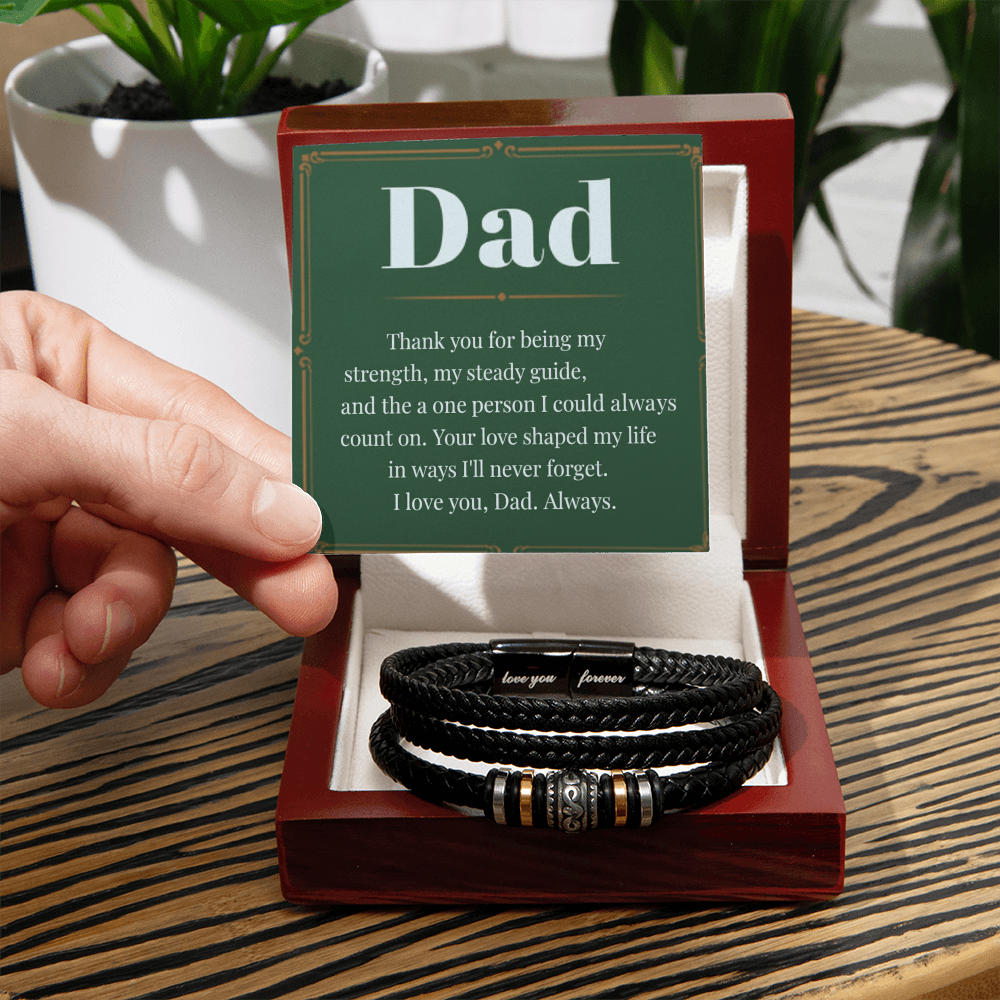 The Everlasting Bond Dad Bracelet: A Daily Reminder of Your Gratitude and Love