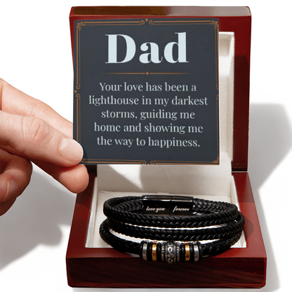 The Lighthouse Dad Bracelet: A Gift That Honors the Man Who Guided You Home