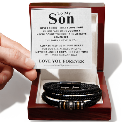 The Faith and Love Son Bracelet: A Lifelong Reminder That He's Never Alone