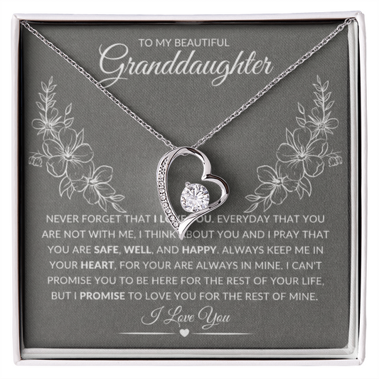 The Forever Loved Granddaughter Necklace: A Gift of Protection, Blessing, and Unconditional Love