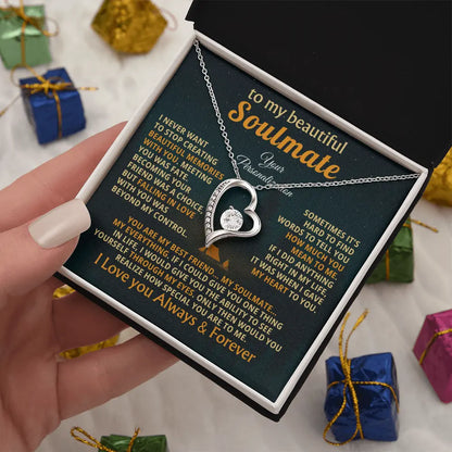 To My Beautiful Wife/ Soulmate Necklace – A Forever Love Gift That Says What Words Can't ShineOn Fulfillment