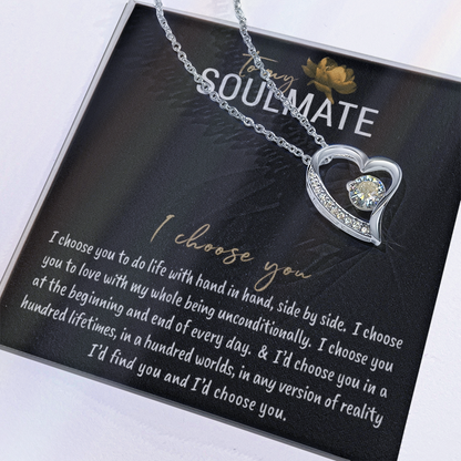 To My Soulmate – I Choose You Necklace