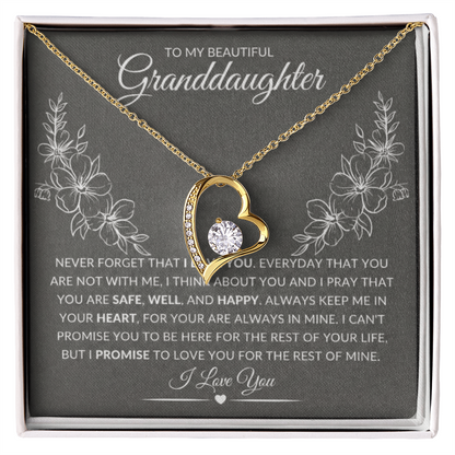 The Forever Loved Granddaughter Necklace: A Gift of Protection, Blessing, and Unconditional Love