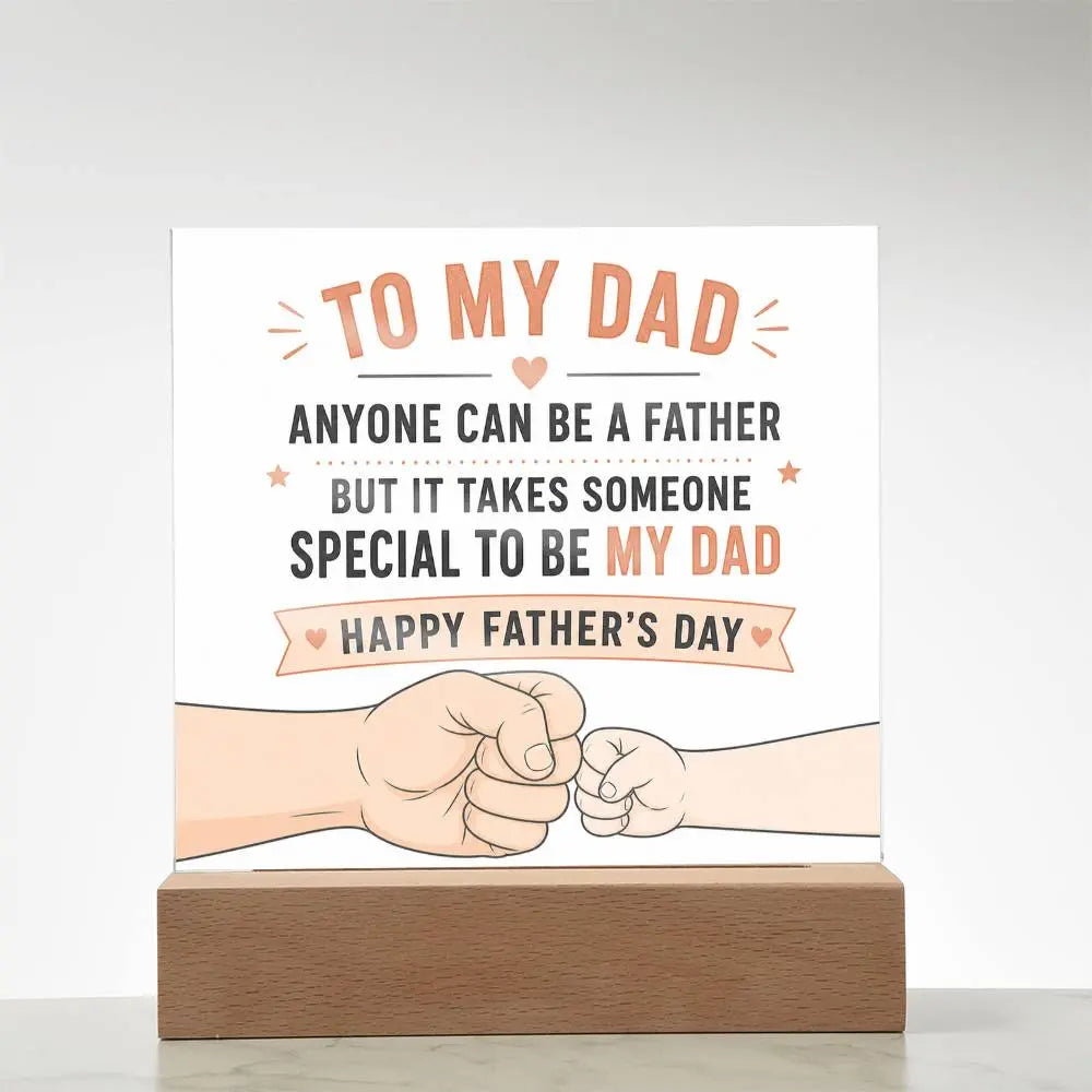 Illuminated Acrylic Plaque – Father's Day Gift for Dad ShineOn Fulfillment