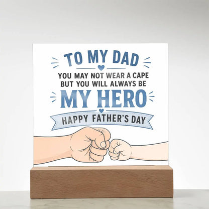Illuminated Acrylic Plaque – Father's Day Gift for Dad ShineOn Fulfillment