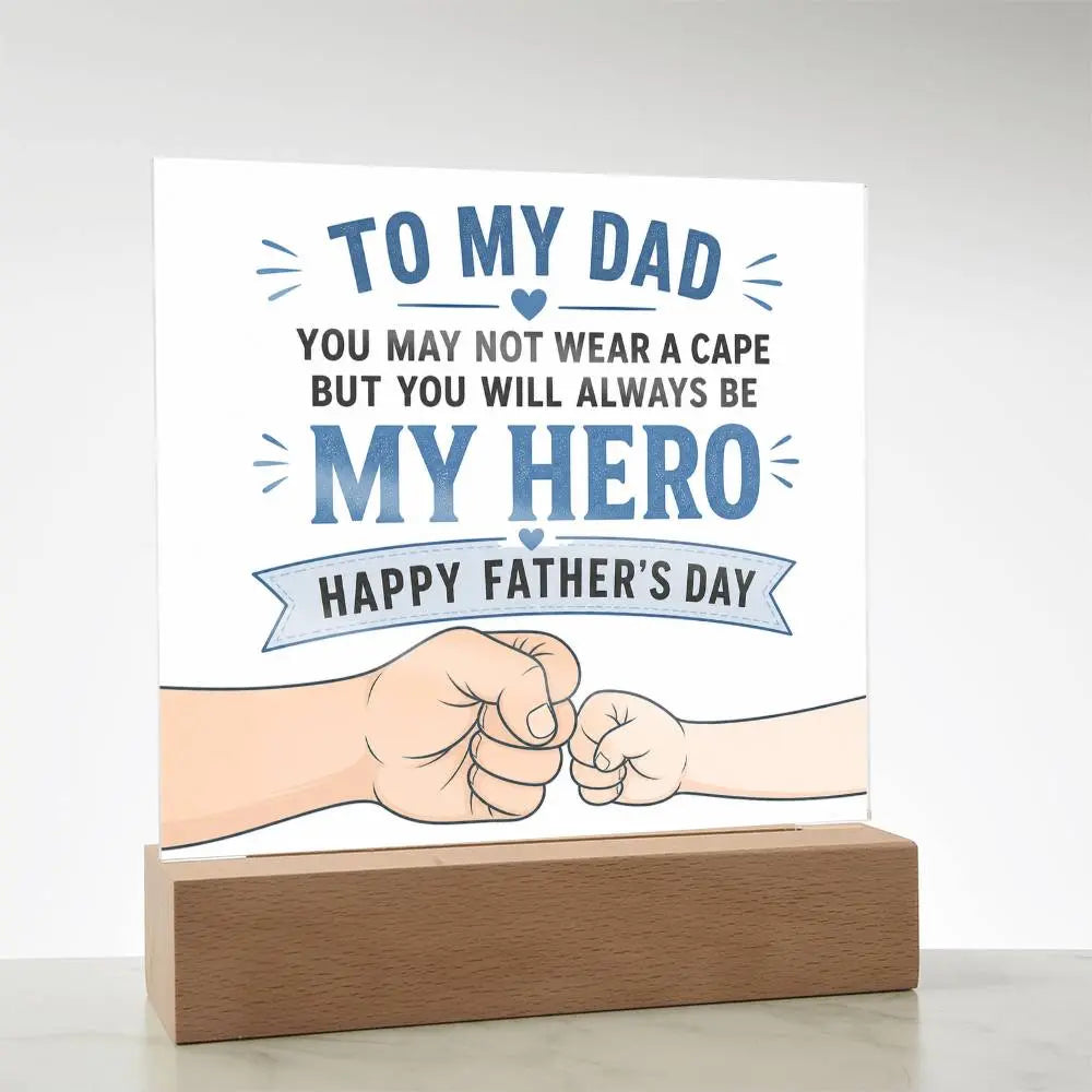 Illuminated Acrylic Plaque – Father's Day Gift for Dad ShineOn Fulfillment
