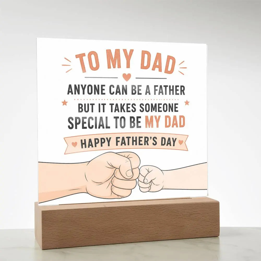 Illuminated Acrylic Plaque – Father's Day Gift for Dad ShineOn Fulfillment