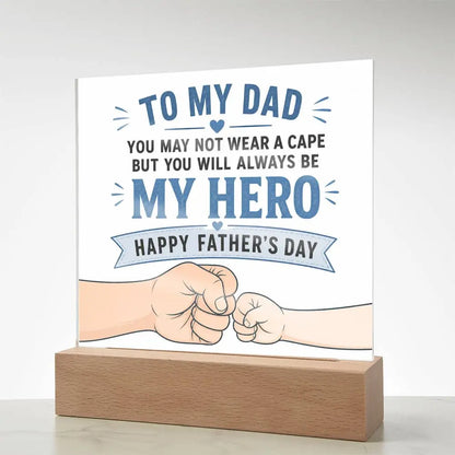 Illuminated Acrylic Plaque – Father's Day Gift for Dad ShineOn Fulfillment