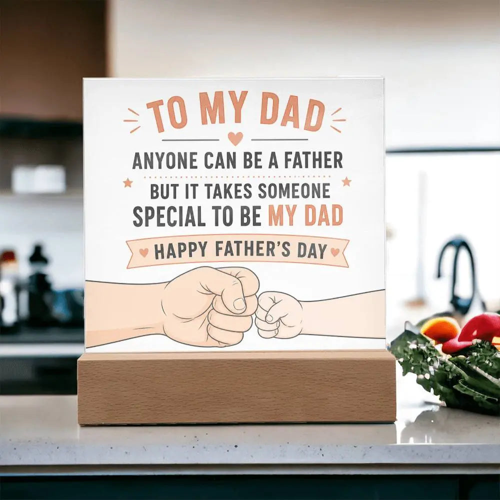 Illuminated Acrylic Plaque – Father's Day Gift for Dad ShineOn Fulfillment