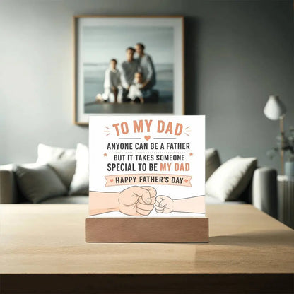 Illuminated Acrylic Plaque – Father's Day Gift for Dad ShineOn Fulfillment