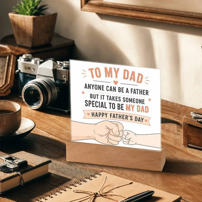Illuminated Acrylic Plaque – Father's Day Gift for Dad ShineOn Fulfillment