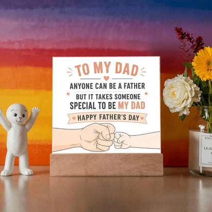 Illuminated Acrylic Plaque – Father's Day Gift for Dad ShineOn Fulfillment
