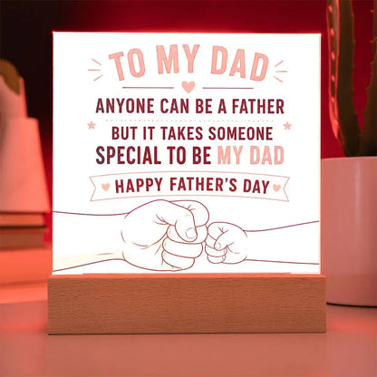 Illuminated Acrylic Plaque – Father's Day Gift for Dad ShineOn Fulfillment