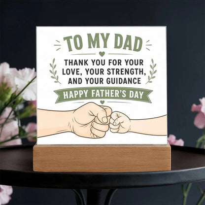 Illuminated Acrylic Plaque – Father's Day Gift for Dad ShineOn Fulfillment