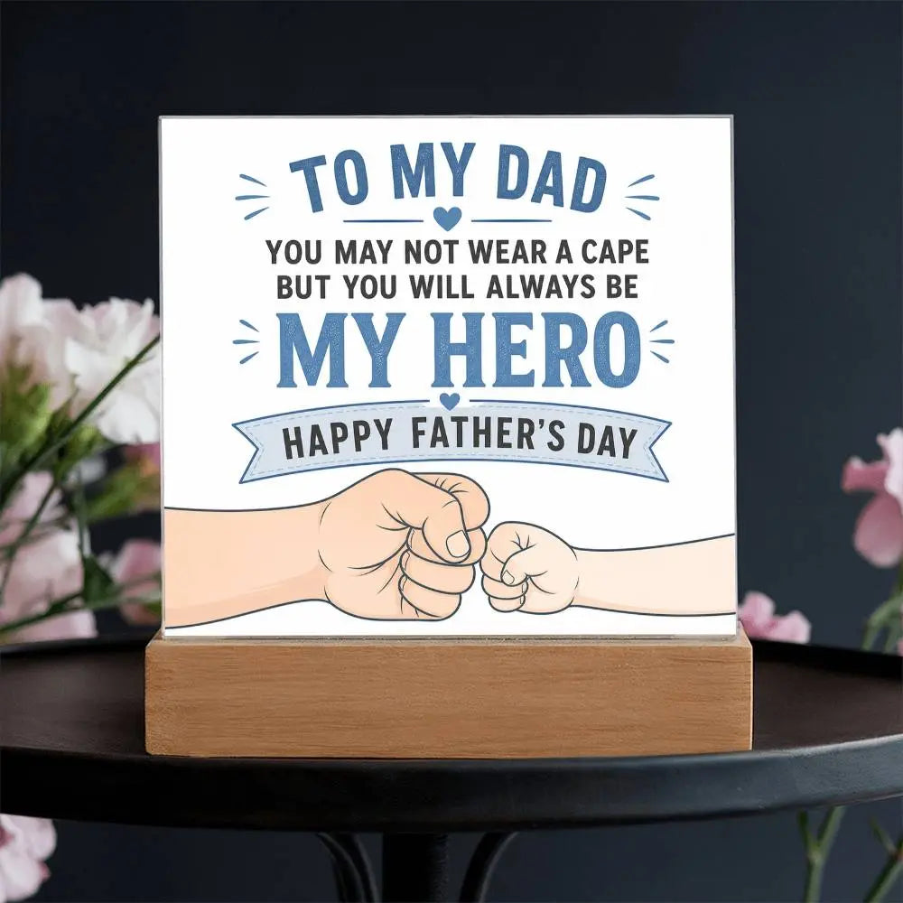 Illuminated Acrylic Plaque – Father's Day Gift for Dad ShineOn Fulfillment