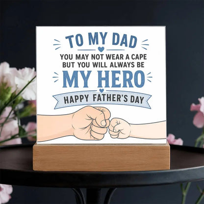 Illuminated Acrylic Plaque – Father's Day Gift for Dad ShineOn Fulfillment