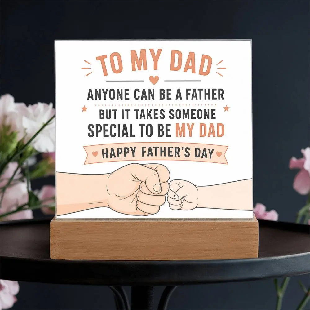 Illuminated Acrylic Plaque – Father's Day Gift for Dad ShineOn Fulfillment