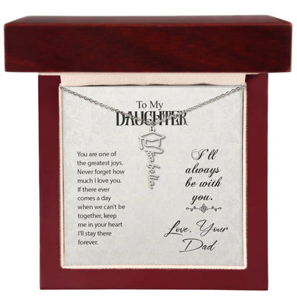 To my daughter-Graduation Necklace ShineOn Fulfillment
