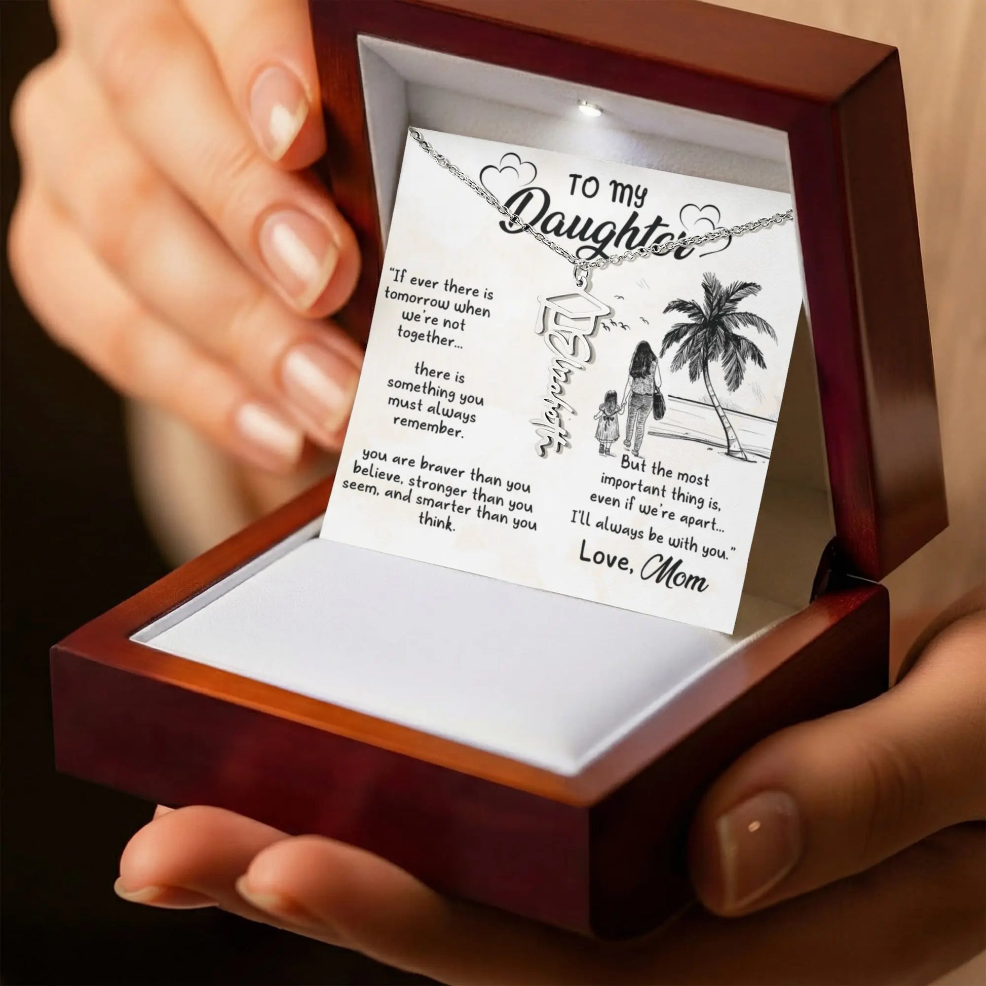 To my daughter - Graduation Necklace ShineOn Fulfillment