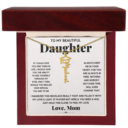 Personalized Graduation Name Necklace for Daughter - Custom Grad Gift ShineOn Fulfillment