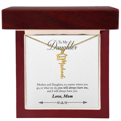Personalized Graduation Necklace For Daughter - Custom Name Gift ShineOn Fulfillment