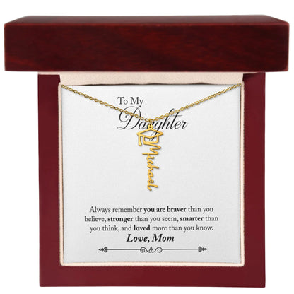 Daughter Custom Graduation Name Necklace - Class Of Keepsake Gift ShineOn Fulfillment