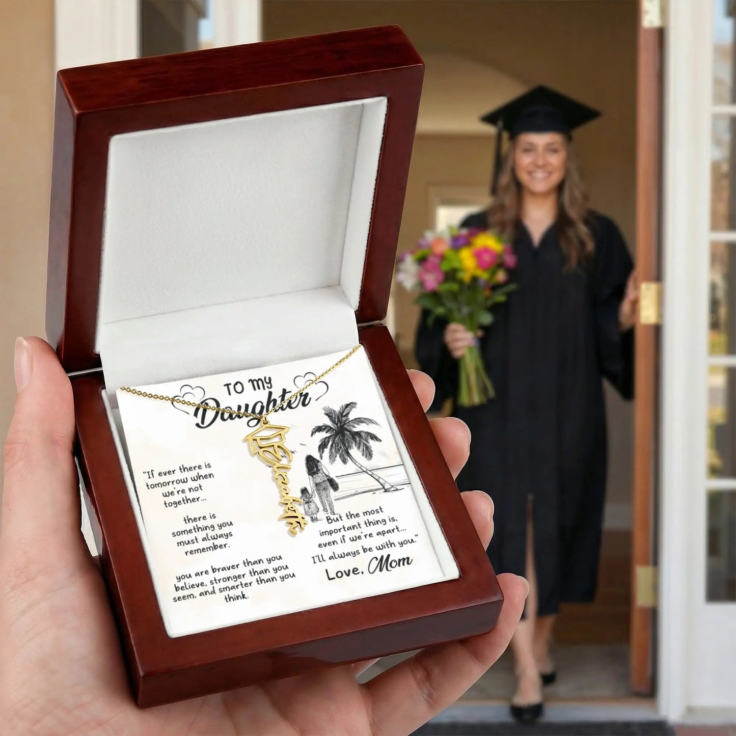 To my daughter - Graduation Necklace ShineOn Fulfillment