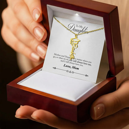 Personalized Graduation Necklace For Daughter - Custom Name Gift ShineOn Fulfillment