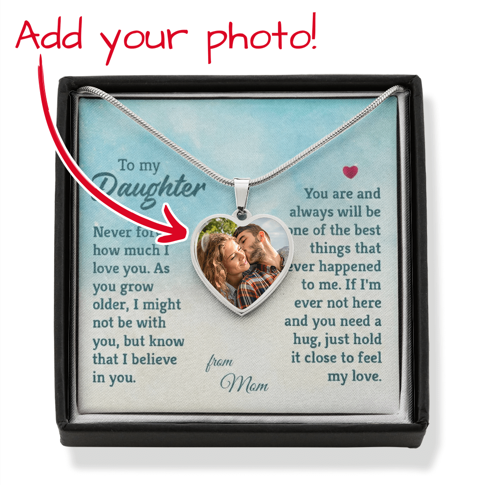 To My Daughter – Forever Love Heart Necklace from Mom