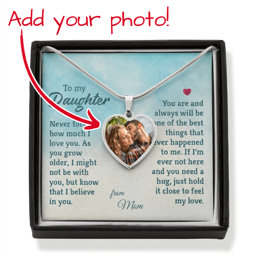To My Daughter – Forever Love Heart Necklace from Mom