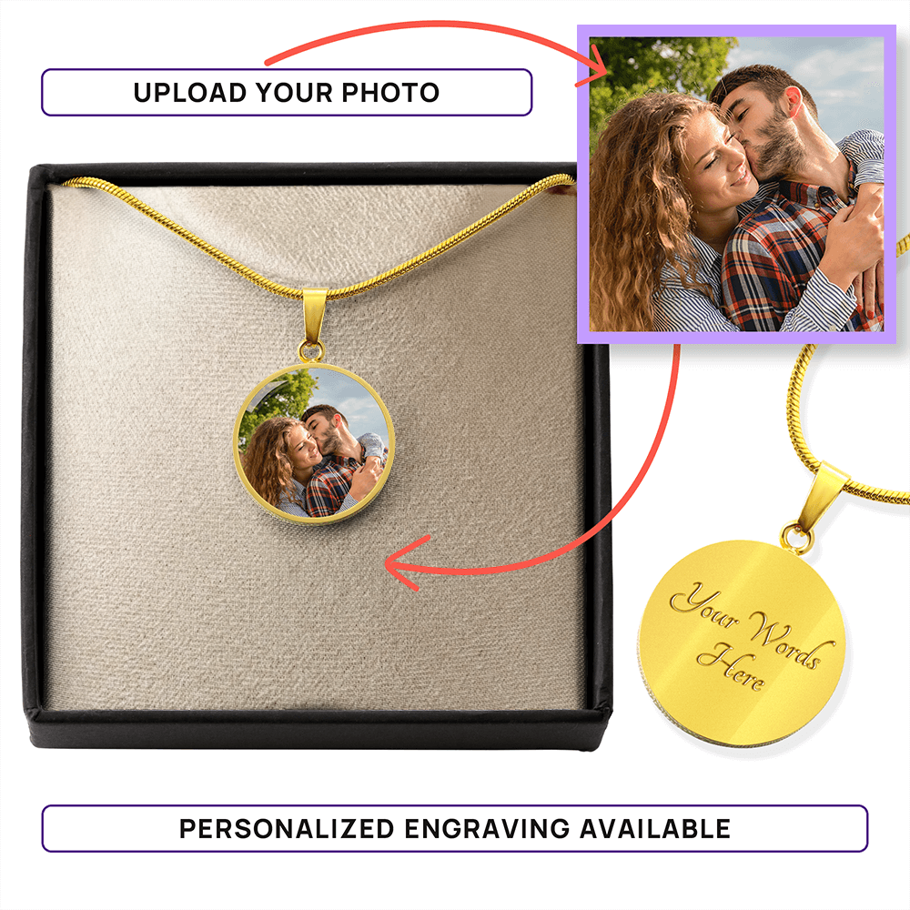 To My Wife, Girlfriend, Sister, Daughter, Niece, or Soulmate -  Circle Necklace