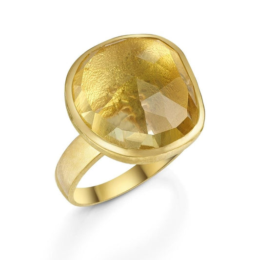 Oasis Lemon Quartz Ring Fervor Montreal