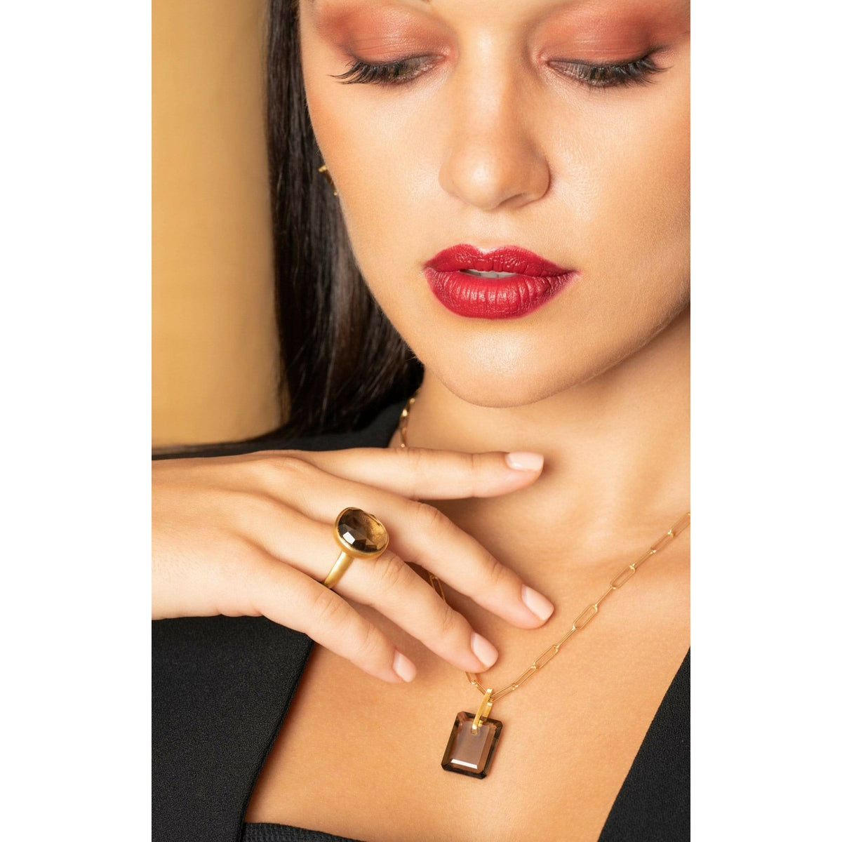 Oasis Smoky Quartz Ring Fervor Montreal