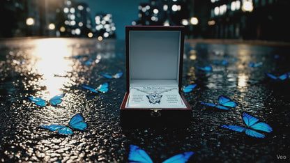 To My Daughter Butterfly Necklace | Don't Settle | Love, Dad