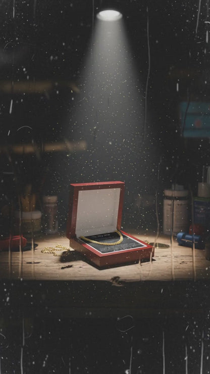 The ‘Thank You Dad' Cuban Link Chain: A Daughter's Tribute to Her First Hero